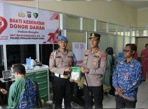 RSUD Ratu Aji Putri Botung Apresiasi Kegiatan Donor Darah HUT Bhayangkara ke-79 Polres Penajam Paser Utara